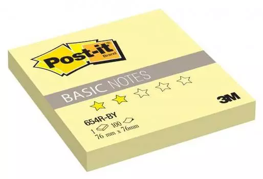 Блок самоклеящийся 3M Post-it Basic 654R-BY 7100057958 100 листов