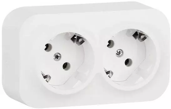 Блок силовая Legrand Quteo белый (782237)