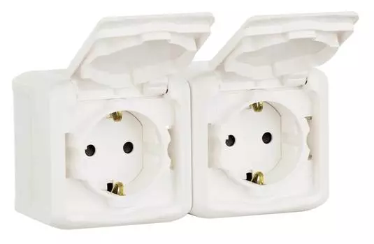 Блок силовая Legrand Quteo белый (782323)
