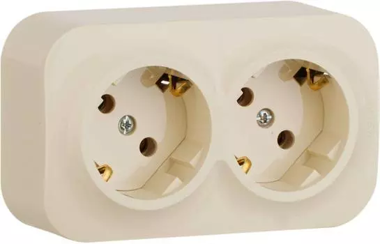 Блок силовая Legrand Quteo слоновая кость (782263)