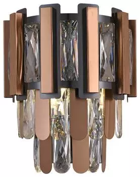 Бра Hiper Dafna H171-5 античная бронза/черный