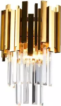 Бра Hiper Odri H172-0 латунь/прозрачный