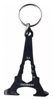 Брелок-мультитул для ножей/мультитулов Munkees черный (2538)