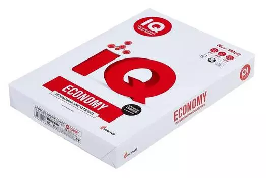 Бумага IQ Economy A3 80г/м2 500л., белый
