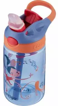 Бутылка Contigo Gizmo Flip 0.42л синий/оранжевый пластик (2116116)