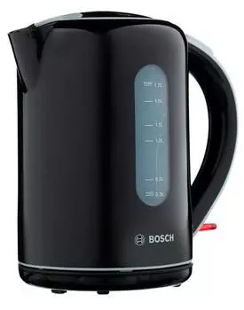 Чайник электрический Bosch TWK7603 черный, пластик