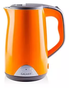 Чайник электрический Galaxy GL 0313 оранжевый/черный, нержавеющая сталь/пластик (ГЛ0313)