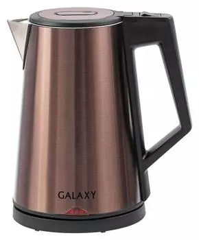 Чайник электрический Galaxy GL 0320 бронзовый/черный, нержавеющая сталь/пластик (ГЛ0320БРОНЗ)