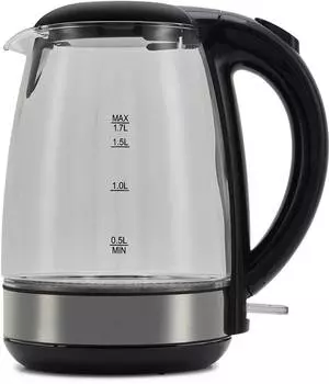 Чайник электрический Polaris PWK 1740CGL черный, стекло