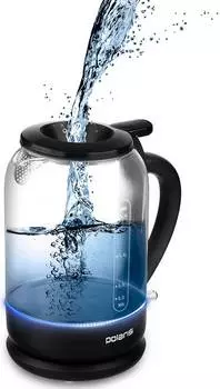 Чайник электрический Polaris PWK 1759CGL черный, стекло