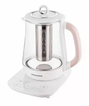 Чайник электрический Redmond RK-G1304D белый, стекло