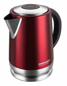 Чайник электрический Redmond RK-M148 красный, нержавеющая сталь