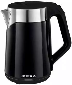 Чайник электрический Supra KES-1898 черный/нержавеющая сталь, нержавеющая сталь
