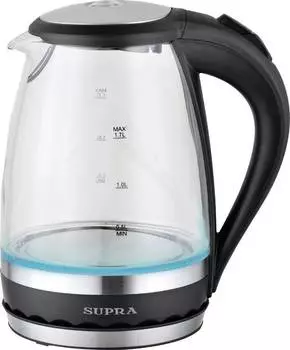 Чайник электрический Supra KES-2003N черный, металл (10134)