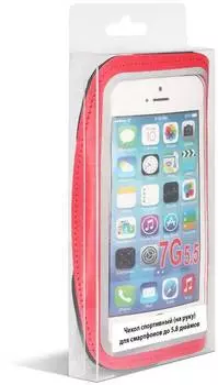 Чехол DF SportCase-01, для универсальный 5.8", красный (DF SPORTCASE-01 (RED))