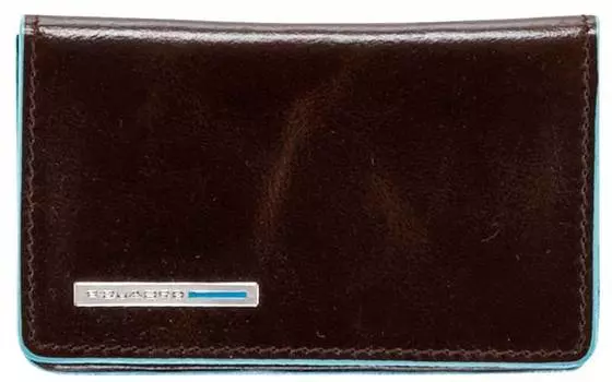 Чехол для визитных карт Piquadro Blue Square коричневый натур.кожа (pp1263b2/mo)