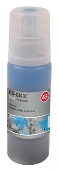Чернила Cactus CS-GI43C голубой 60мл для Canon Pixma G640/540