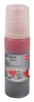 Чернила Cactus CS-GI43R красный 60мл для Canon Pixma G640/540