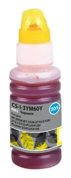 Чернила Cactus CS-I-3YM60Y №305 желтый фл. 100мл для HP DeskJet 2710/2120/2721/2722/2723