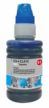 Чернила Cactus CS-I-CL41C голубой фл. 100мл для Canon Pixma MP150/MP160/MP170/MP180/MP210/MP220