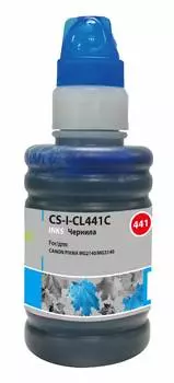 Чернила Cactus CS-I-CL441C голубой фл. 100мл для Canon Pixma MG2140/MG3140