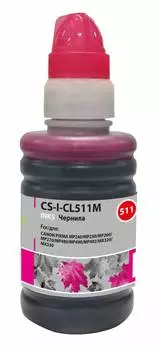 Чернила Cactus CS-I-CL511M пурпурный фл. 100мл для Canon Pixma MP240/MP250/MP260/MP270/MP480