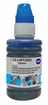 Чернила Cactus CS-I-EPT2992 голубой фл. 100мл для Epson Expresion Home XP-235/332/335/432/435