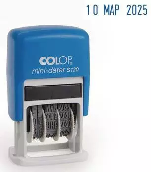 Датер Colop S 120/BL пластик