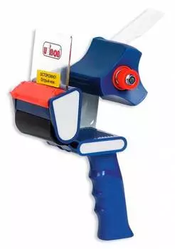 Диспенсер Unibob T520PT, для клейкой упаковочной ленты от 50 до 75мм, синий/серый (00222)