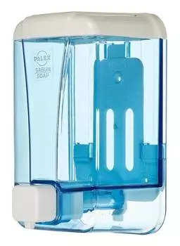 Дозатор Palex 3430-1 прозрачный/голубой