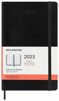 Ежедневник Moleskine Classic Soft, черный (dsb12dc3)