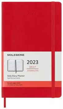 Ежедневник Moleskine Classic Soft, красный (dsf212dc3)