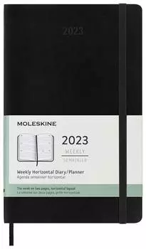 Еженедельник Moleskine Classic WKLY, черный (dhb12wh3)