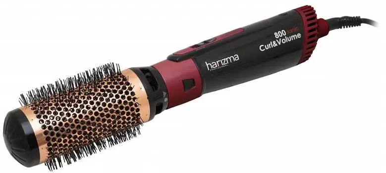 Фен Harizma Curl&amp;Volume 800 Ionic черный (H10213)
