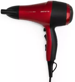 Фен Polaris PHD 2077i красный/черный