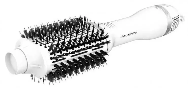 Фен-щетка Rowenta CF6130F0 белый/серебристый (1830008527)