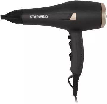 Фен Starwind SHD 6077 графит/золотистый