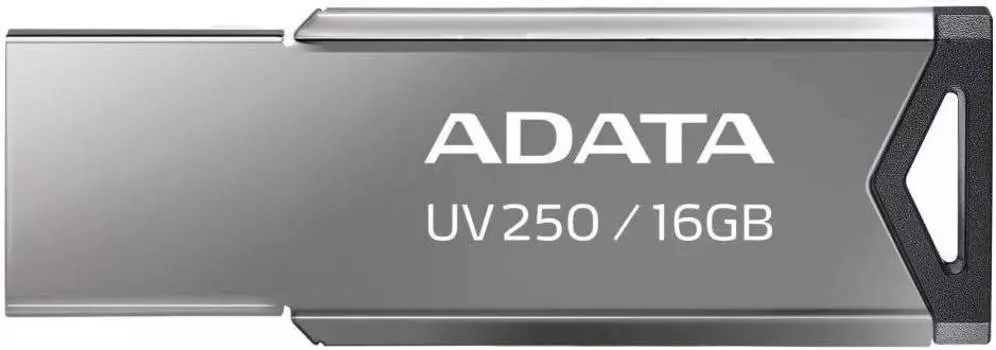 Флешка A-Data UV250 16ГБ USB2.0 серебристый (AUV250-16G-RBK)