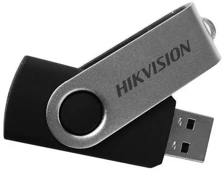 Флешка Hikvision M200 HS-USB-M200S/16G/U3 16ГБ USB3.0 серебристый/черный