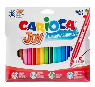 Фломастеры Carioca Joy 18цв. (40555)