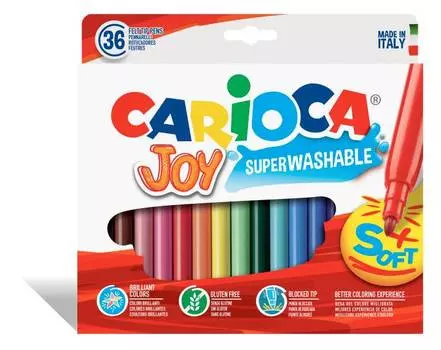 Фломастеры Carioca Joy 36цв. (40616)