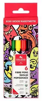 Фломастеры Koh-I-Noor Teenage 1002 6цв. (771002JF23KS)