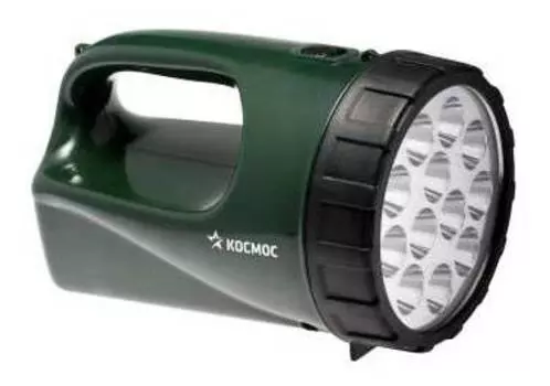 Фонарь-прожектор Космос, зеленый, 250lm (KOCACCU9199LED)