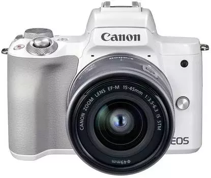 Фотоаппарат Canon EOS M50 Mark II kit белый (4729c028)