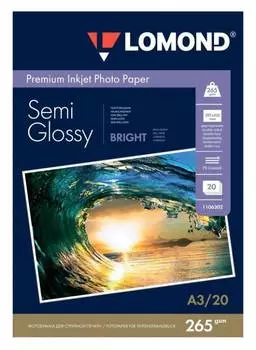 Фотобумага Lomond A3 1106302 265г/м2 20л., белый
