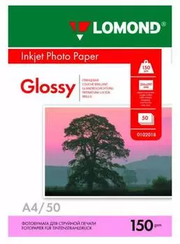 Фотобумага Lomond A4 0102018 150г/м2 50л., белый