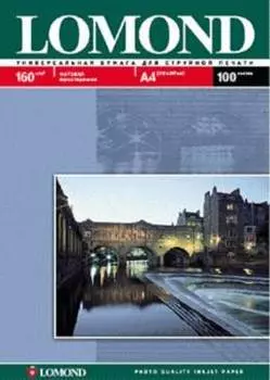 Фотобумага Lomond A4 0102031 160г/м2 25л., белый