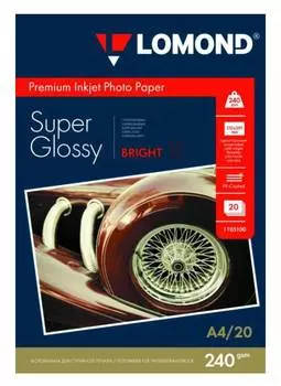 Фотобумага Lomond A4 1105100 240г/м2 20л., белый (плохая упаковка)