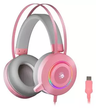 Гарнитура игровая A4Tech Bloody G521, розовый (g521 ( pink ))