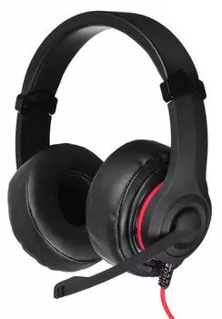 Гарнитура игровая Оклик HS-L330G NIGHTMARE, черный/красный (359481)